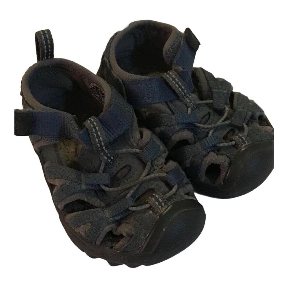 Keen Boys Toddler Sandals Sz 4 Gray/blue